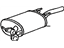 Toyota 17430-02080 Pipe Assembly, Exhaust, Tail