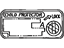 Toyota 69339-06010 Plate, Child Proof Lock, Passenger Side