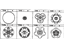 Toyota 42603-04010 Center Cap