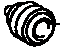 Toyota 90480-13024 Grommet(For Heater Control Cable)