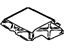 Toyota 53341-35010 Insulator, Front