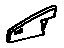 Toyota 72525-22030-02 Adjust Handle, Passenger Side