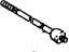 Toyota 45503-29315 Inner Tie Rod, Driver Side