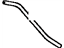 Toyota 63249-16070 Hose(For Sliding Roof Or Removable Roof Drain), Front