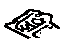 Toyota 57629-22010 Side Plate, Driver Side