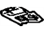 Toyota 57628-22020 Side Plate, Passenger Side