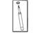 Toyota 48511-22300 Absorber, Shock Front, Passenger Side(For Cartridge Type)