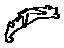 Toyota 75398-22040 Reveal Molding Clip