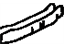 Toyota 57043-22040 Rail Reinforcement, Rear Passenger Side
