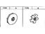 Toyota 42603-22220 Ornament Sub-Assembly, Wheel Hub
