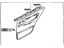 Toyota 67630-2A441-02 Rear Door Trim, Passenger Side