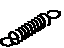 Toyota 90080-50042 Spring, Tension(For Luggage Compartment Door Lock)