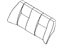 Toyota 71077-02050-D0 Cover, Rear Seat Back (For Bench Type)