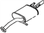 Toyota 17430-01040 Pipe Assembly, Exhaust, Tail