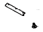 Toyota 53184-12040 Front Seal, Driver Side