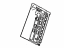 Toyota 71017-02010 Frame Sub-Assembly, Rear Seat Back, Passenger Side