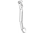 Toyota 47101-01040 Pedal Sub-Assembly, Brake