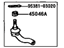 Toyota 45046-49115 Outer Tie Rod, Passenger Side