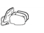 Toyota 87910-47030-A0 Mirror Assembly, White, Passenger Side