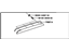 Toyota 76801-47010-A0 Molding, White, Rear