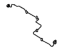 Toyota 47322-47020 Tube, Rear Brake