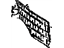Toyota 58543-07010 Bracket, Floor Carpet, Passenger Side