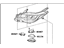 Toyota 81110-07120 Headlamp Assembly, Passenger Side