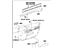 Toyota 67620-07070-20 Board Sub-Assembly, Front Door Trim, Driver Side