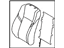 Toyota 71074-07251-C1 Seat Back Cover, Black/Blue, Driver Side