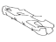 Toyota 71015-07020 Frame Sub-Assembly, Rear Seat Cushion