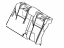 Toyota 71507-07020 Pad, Rear Seat Back(For Bench Type)