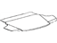 Toyota 64711-07010-C0 Spare Cover, Rear