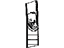 Toyota 73024-06070-A1 Anchor Plate, Flaxen, Driver Side