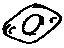 Toyota 25627-36010 Valve Gasket