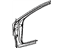 Toyota 61131-07020 Outer Hinge Pillar, Passenger Side