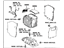 Toyota 58810-0E190-A1 Console Body, Flaxen, Rear