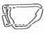 Toyota 81594-0E060 Gasket, Rear Lamp Driver Side