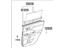 Toyota 67640-0E430-C1 Board Sub-Assembly, Rear Door Trim, Driver Side