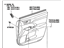 Toyota 67620-0E280-C1 Board Sub-Assembly, Front Door Trim, Driver Side