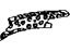 Toyota 57016-0E030 Inner Rail Reinforcement, Passenger Side