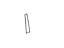 Toyota 75755-33010 Moulding, Front Door Window Frame, Rear Passenger Side