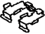 Toyota 47816-33211 Plate, Pad Support(For Rear Disc Brake)