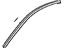 Toyota 75754-33060 Moulding, Front Door Window Frame, Upper Driver Side