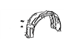 Toyota 53876-33150 Liner, Front Fender, Driver Side