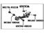 Toyota 69202-AC010 Handle Base, Driver Side