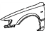 Toyota 53812-33070 Fender Sub-Assembly, Front Driver Side