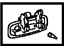 Toyota 69230-33030-A0 Handle, Outside, White, Passenger Side