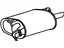 Toyota 17430-20042 Muffler W/Tpipe