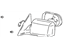 Toyota 87910-33150-A1 Mirror Assembly, Outer Rear View, Passenger Side, White
