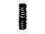 Toyota 90501-04037 Spring, Compression (For Shift Lock Release Button)